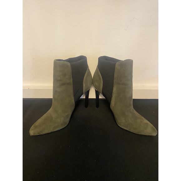 French Connection Morgann Suede Black Ankle Boots Size 9 - Picture 1 of 6